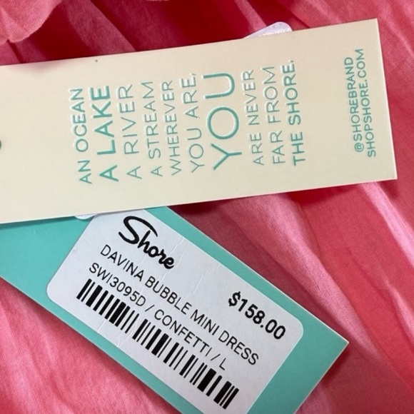 NWT Shore Davina Pink Bubble Mini Dress ~ Small ~ 💖 - Picture 10 of 10
